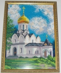 вышивка Храм Рождества Богородицы в Звенигороде