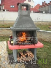 Печь-барбекю для беседки